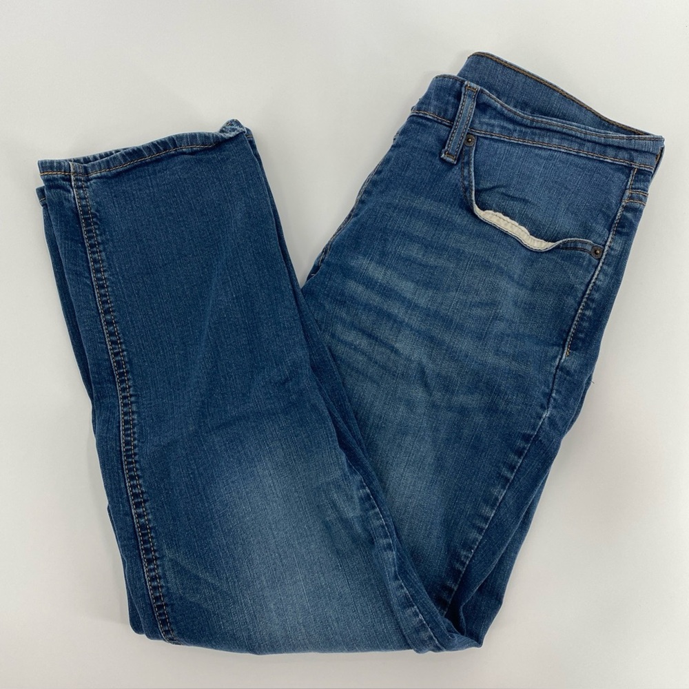 Levis 541 Jeans Mens Tag 36x30 Actual 36x26.5 Blue Athletic Tapered Stretch